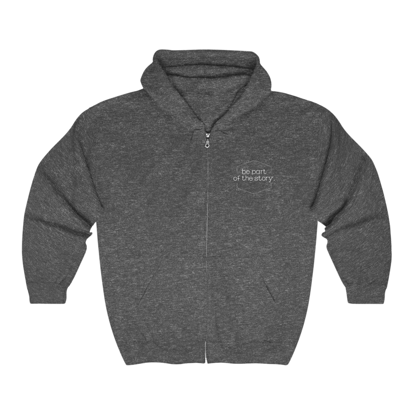 Be Part of the Story English Heavy Blend™ Full Zip Hooded Sweatshirt