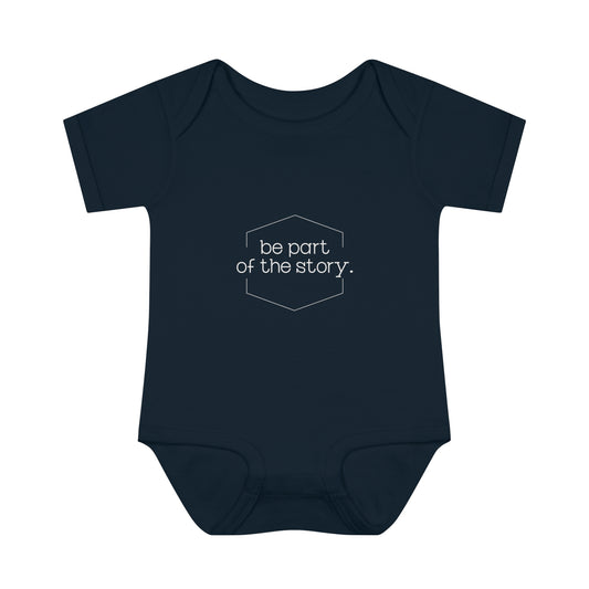 Be Part of the Story English Infant Baby Rib Bodysuit