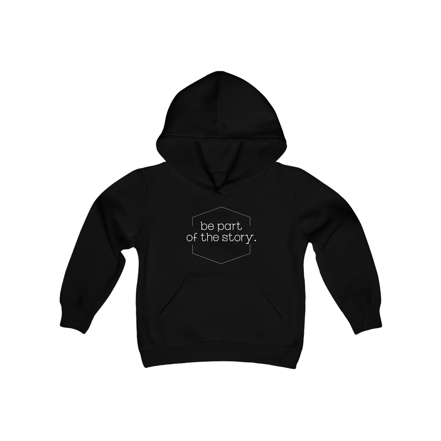 Be Part of the Story English Youth Heavy Blend Hooded Sweatshirt