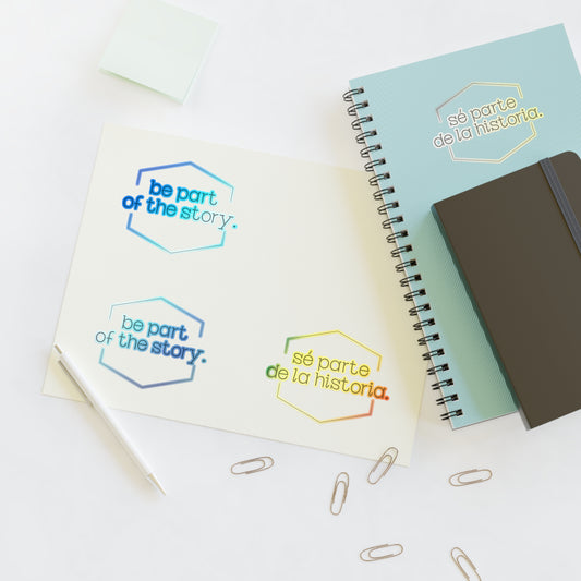 Be Part of the Story Holographic Sticker Sheets