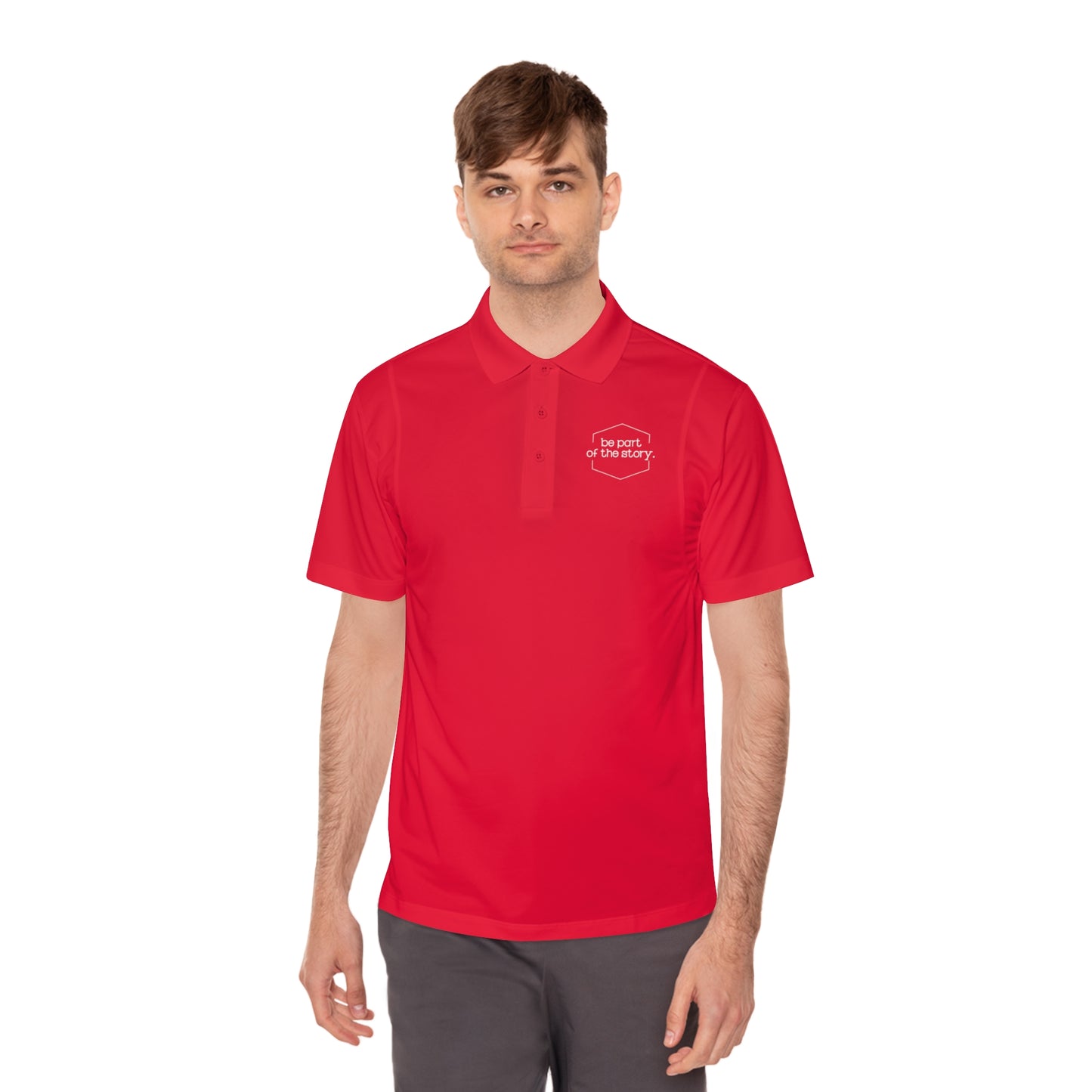 Be Part of the Story English Men's Sport Polo Shirt