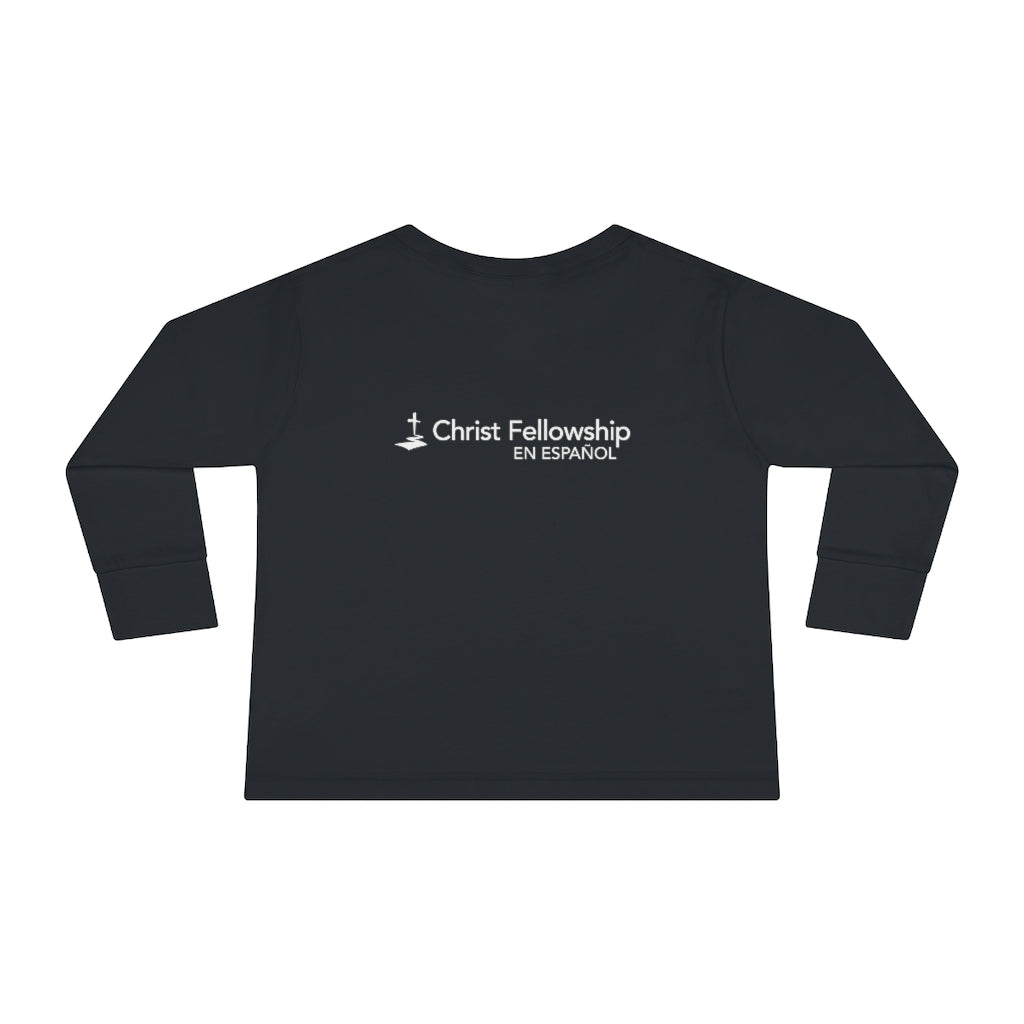"Be Known. Be Loved." Toddler Long Sleeve Tee - Spanish